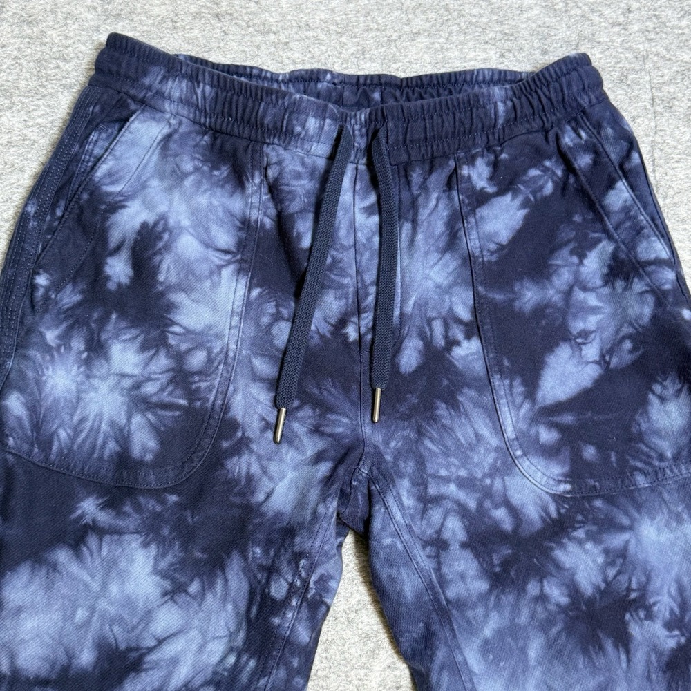Athleta Farallon Jogger Women S Tie Dye Cotton Blue Pattern 988048-01 - Picture 2 of 14